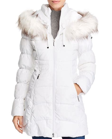 Laundry By Shelli Segal White Down Coat Shop