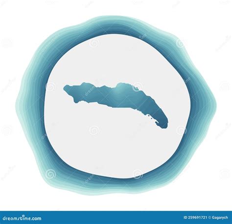 Anegada Logo Grunge Sunburst Poster With Map Of Cartoon Vector