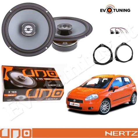 Kit 2 Casse Altoparlanti Hertz X165 220W Anteriori Per Fiat Grande