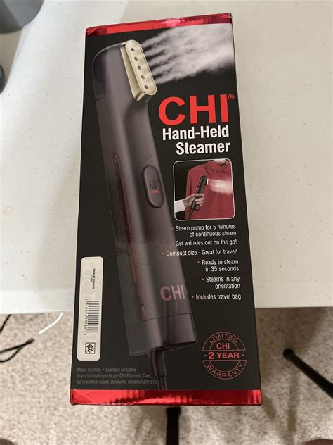 Chi Steam Handheld Garment Steamer Black Ebay