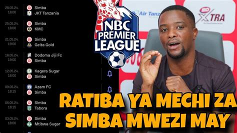 Tazama Ratiba Ya Mechi Zote Za Simba Sc Mwezi May Simba Kucheza Na