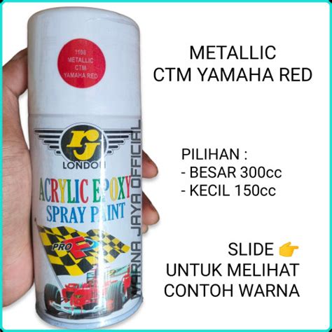 Jual Cat Semprot Pilok Pilox Pylox Piloc Yamaha Red Merah Metallic