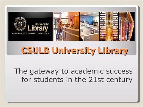 CSULB Library Resources | PPT