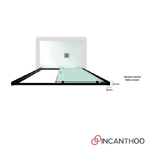 Home Box Doccia Nicchia Box Doccia A Nicchia 140 Cm PSCRAPID Con Porta