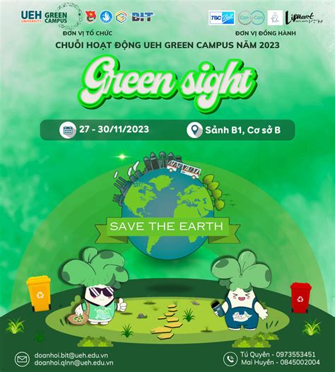 ueh green campus  chuoi hoat dong greenday voi chu de green sight