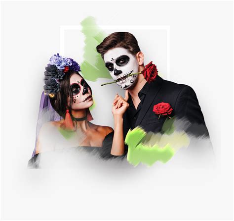 Guy Zombie Halloween Makeup , Free Transparent Clipart - ClipartKey