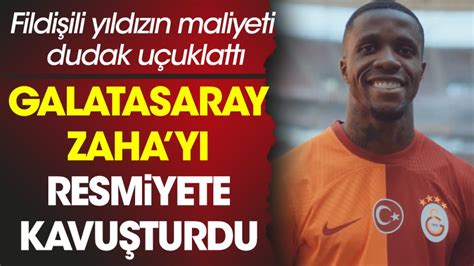 Galatasaray Zaha yı açıkladı Maliyeti dudak uçuklattı