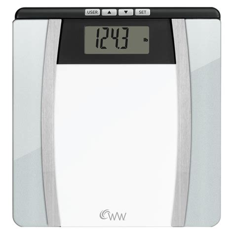 WW Scales By Conair Body Analysis Glass Scale