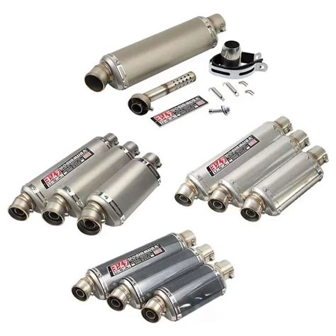 38 51mm Universal Yoshimura Motorcycle Exhaust Escape 38 51mm Muffler Db Killer Moto Pipe