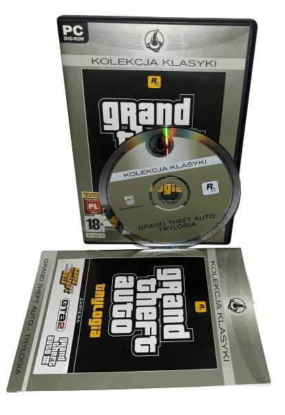 GRAND THEFT AUTO TRYLOGIA GTA 1 2 3 BOX PL 12877088168 Oficjalne