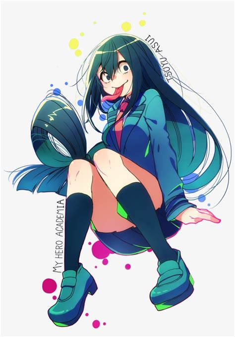 My Hero Academia Tsuyu Asui Fanart Transparent PNG Image