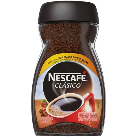 NESCAFE CLASICO Dark Roast Instant Coffee 3 5 Oz Jar Walmart