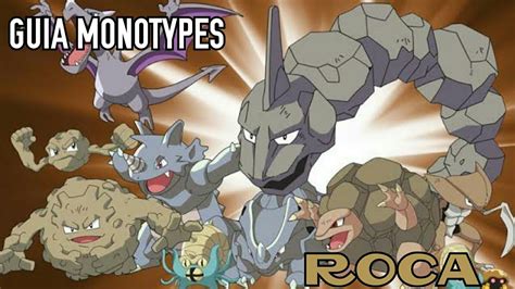 Guia Pokemon Consejos Para Monotype De Tipo ROCA YouTube