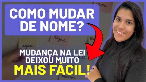 COMO MUDAR O NOME DIRETAMENTE NO CARTÓRIO SEM ADVOGADO valor