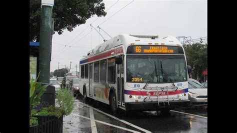 Septa 2008 New Flyer E40lfr 819 Frankkford And Deveraux Youtube