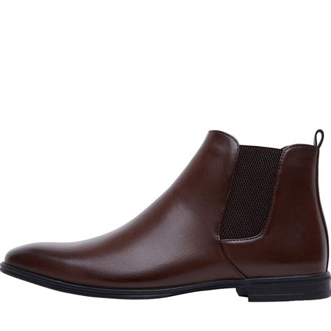 Buy Fluid Mens Chelsea Boots Brown