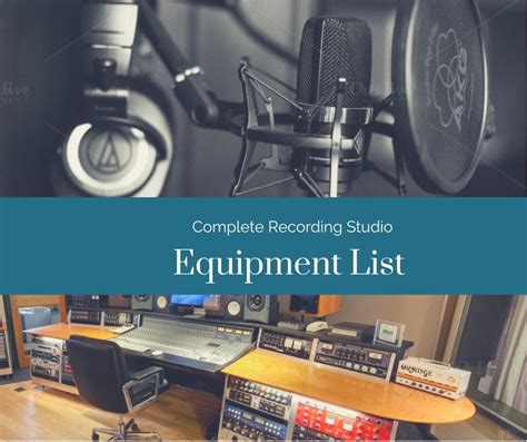 The Complete professional recording studio equipment list - Studio-Trix