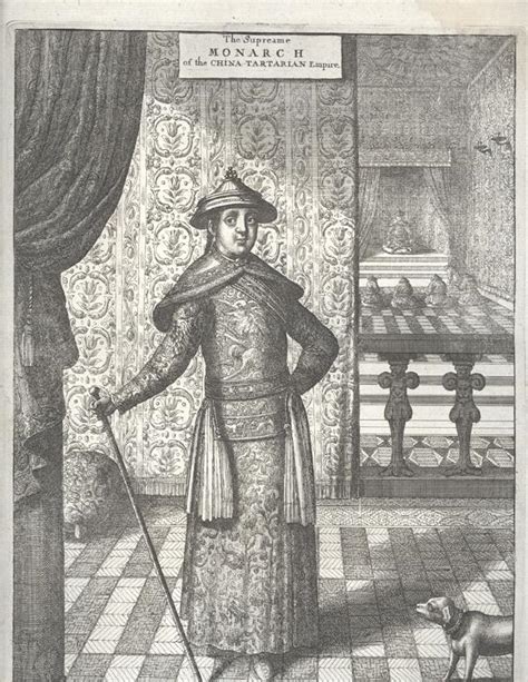 The Supreame Monarch of the China-Tartarian Empire. Engraving de [Ricci, Matteo]: Very good ...