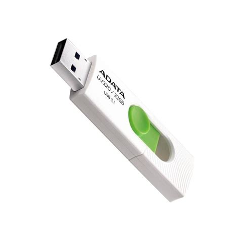 Memoria Usb Adata Gb Uv Blanca Verde Solusoft