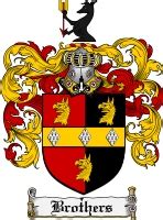 Brothers Family Crest Brothers Coat of Arms Digital Download - Down...