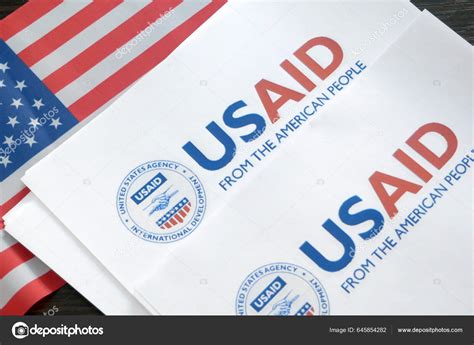 Kiev Ukraine 2023 Usaid Logo Flag Usaid Usa Agency International ...