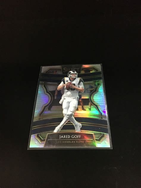 Jared Goff Select Concourse Silver Prizm Football Card Rams Ebay