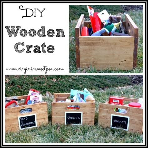 DIY Wooden Crates - Sweet Pea