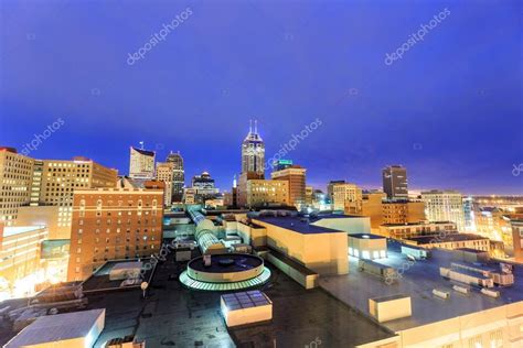 Downtown Indianapolis skyline Stock Photo by ©f11photo 101257838