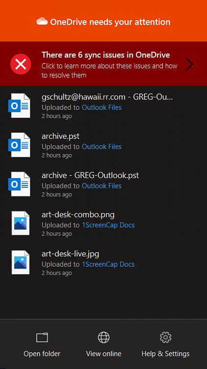 What Do Onedrive Symbols Mean