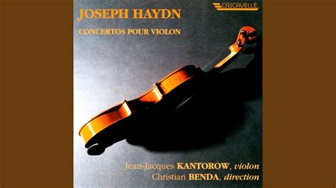 Violin Concerto In A Major Hob Viia I Moderato Youtube