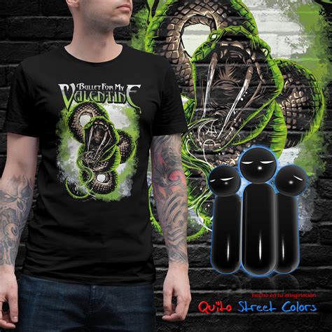 Camiseta Bullet For My Valentine Snake Quito Street Colors