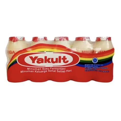 jual yakult original  pack isi  botol shopee indonesia