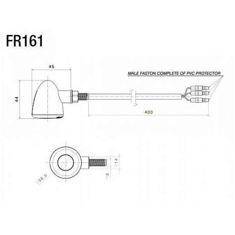 Rizoma Iride L Led Indicator Front Position Light Moore Speed Racing