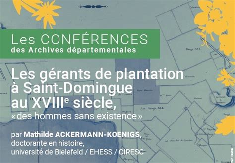 Les gérants de plantation à Saint Domingue au XVIIIe siècle des