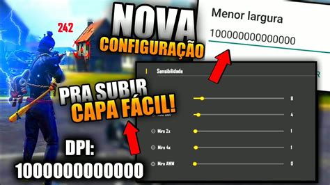 NOVA SENSIBILIDADE DPI PERFEITA PRA SUBIR CAPA FÁCIL REVELEI FREE