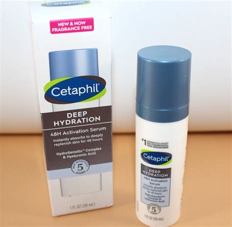 Cetaphil Deep Hydration 48 Hour Activation Serum 1 Fl Oz Fragrance