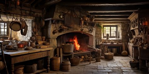 Feasts and Fireplaces: Inside the Medieval Kitchen