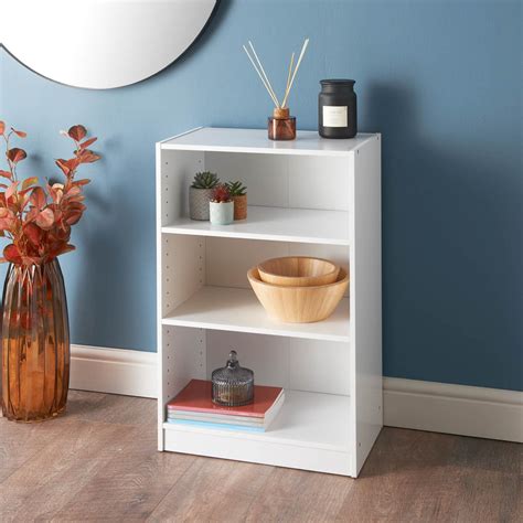 Lokken Shelving Unit White Shelving B M Stores