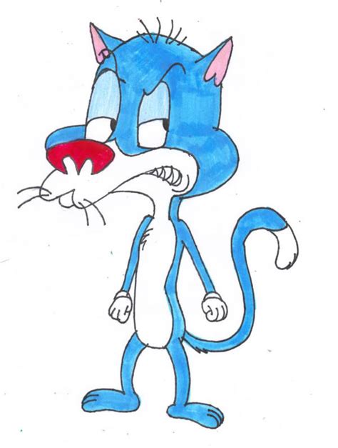 Ren And Stimpy Oc Stimpton The Cousin Of Stimpy By Skunkynoid On Deviantart