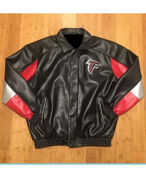 Vintage NFL Atlanta Falcons Leather Jacket | LA Jacket