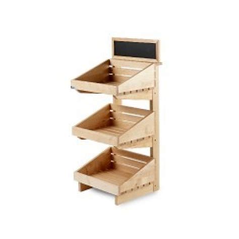 3 Tier Counter Top Wooden Display Stand Shopfit Dandm