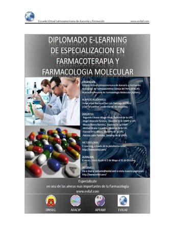 DIPLOMADO E LEARNING DE ESPECIALIZACION EN FARMACOTERAPIA Y