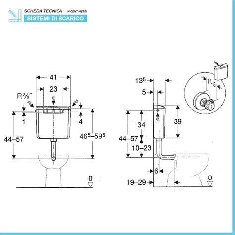 Originale Cappotto Armstrong Geberit Cassetta Esterna Scheda Tecnica