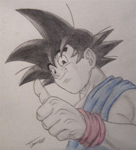 Goku Thumbs Up by FallenMorning on DeviantArt