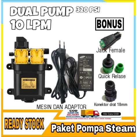 Jual Dinamo Pompa Dc V Psi Lpm Dan Adaptor Pompa Air Dc V