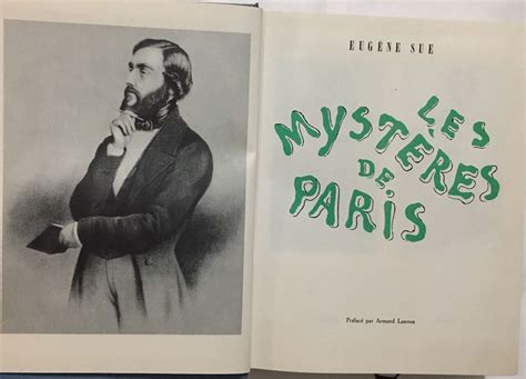 Les mystères de PARIS numéroté 789 by Sue Eugene Armand Lanoux