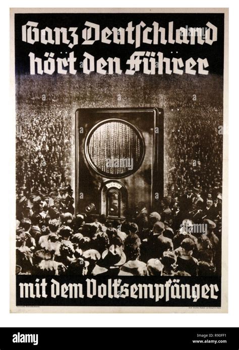 Radio propaganda nazi germany Cut Out Stock Images & Pictures - Alamy