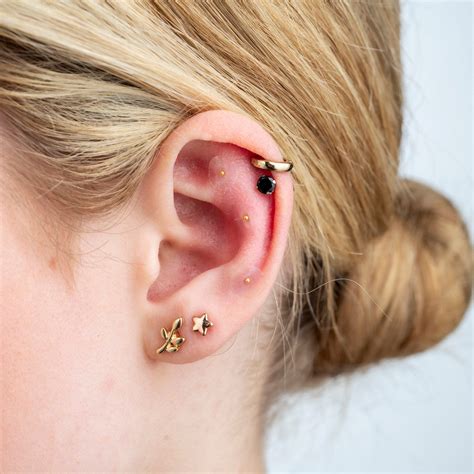 Acupressure Ear Seed Kit 20 Gold Plated And 60 Natural Ear Seeds Placement Charts For Over 12