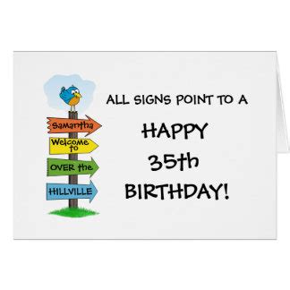 Funny 35th Birthday Cards - Greeting & Photo Cards | Zazzle