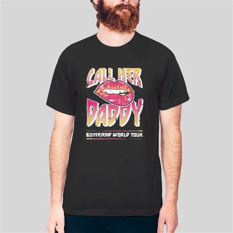 Call Her Daddy Merch World Tour Shirt With Back | Hotter Tees